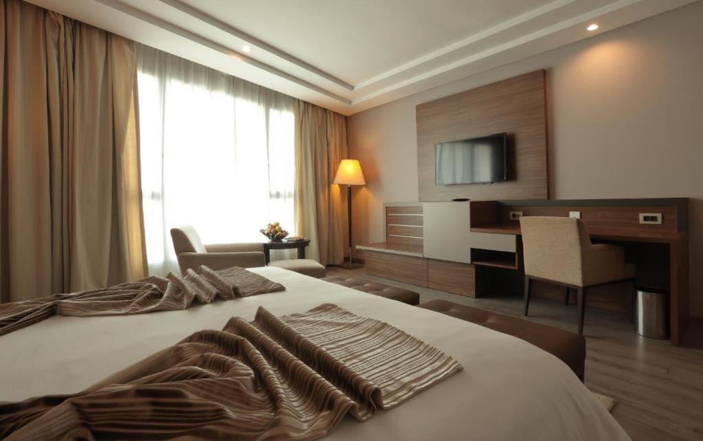 레 팔레세 단파 호텔 카사블랑카 외부 사진 A room at the hotel